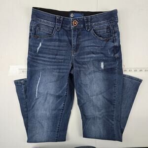 Democracy ab solution jeans size 6 blue denim 5192‎ patriot straight leg